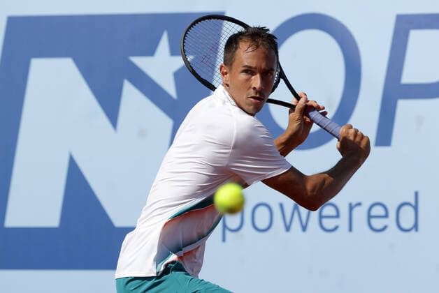 TENNIS - ATP, Tennis Herren NOE Open TULLN,AUSTRIA,06.SEP.21 - TENNIS - ATP Challenger Tour, NOE Open. Image shows Lukas Rosol (CZE).  GEPAxpictures xWalterxLuger