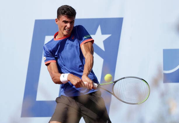 TENNIS - ATP, Tennis Herren NOE Open TULLN,AUSTRIA,06.SEP.21 - TENNIS - ATP Challenger Tour, NOE Open. Image shows Alexander Erler (AUT).  GEPAxpictures xWalterxLuger