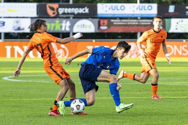 Football, U18, Netherlands - Italy