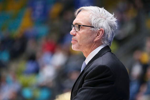 New National Basketball Coach Gordon Herbert Coach Gordon Herbert , Frankfurt am Main Hesse Germany Fraport Arena