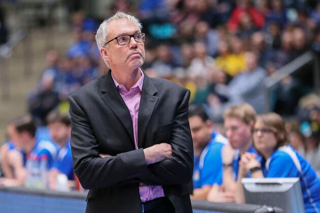 New National Basketball Coach Gordon Herbert Coach Gordon Herbert , Frankfurt am Main Hesse Germany Fraport Arena
