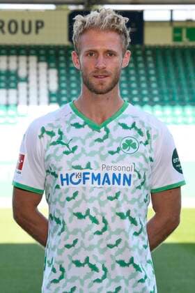 06 09 2021 SpVgg Greuther Fürth Kleeblatt Spielvereinigung 1 Football Bundesliga Season 2021 2022 photo appointment portrait appointment Sebastian Griesbeck 22, SpVgg Greuther Fürth single photo single photo portrait portrait header photo