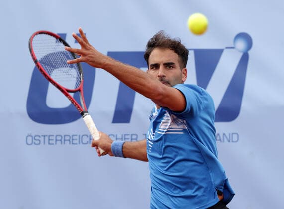 TENNIS - ATP, Tennis Herren NOE Open TULLN,AUSTRIA,07.SEP.21 - TENNIS - ATP Challenger Tour, NOE Open. Image shows Benjamin Hassan (GER).  GEPAxpictures xWalterxLuger