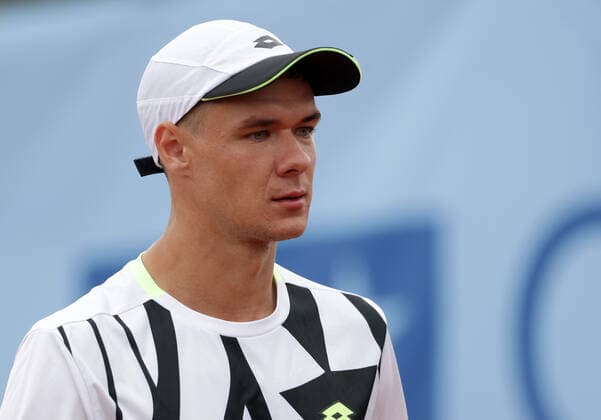 TENNIS - ATP, Tennis Herren NOE Open TULLN,AUSTRIA,07.SEP.21 - TENNIS - ATP Challenger Tour, NOE Open. Image shows Kamil Majchrzak (POL).  GEPAxpictures xWalterxLuger