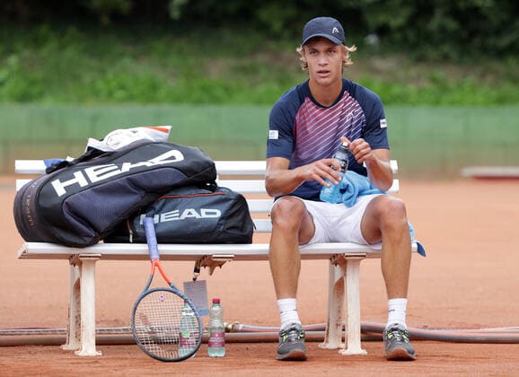 TENNIS - ATP, Tennis Herren NOE Open TULLN,AUSTRIA,07.SEP.21 - TENNIS - ATP Challenger Tour, NOE Open. Image shows Jonas Forejtek (CZE).  GEPAxpictures xWalterxLuger