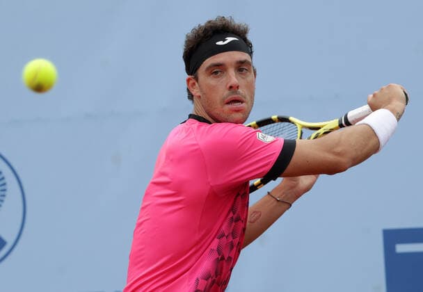 TENNIS - ATP, Tennis Herren NOE Open TULLN,AUSTRIA,07.SEP.21 - TENNIS - ATP Challenger Tour, NOE Open. Image shows Marco Cecchinato (ITA).  GEPAxpictures xWalterxLuger