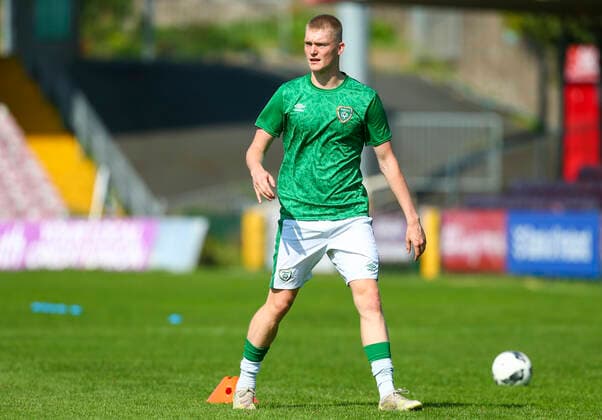 Under 17 International Friendly, Länderspiel, Nationalmannschaft Turner s Cross, Cork 7 9 2021 Republic of Ireland U17, U 17 vs Mexico U17 Ireland™s Cathal Heffernan before the game Cathal Heffernan before the game 7 9 2021  Copyright: x INPHO KenxSuttonx inp_irl_vs_mex_0145