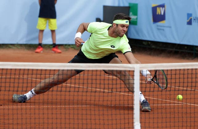 TENNIS - ATP, Tennis Herren NOE Open TULLN,AUSTRIA,07.SEP.21 - TENNIS - ATP Challenger Tour, NOE Open. Image shows Jiri Vesely (CZE).  GEPAxpictures xWalterxLuger