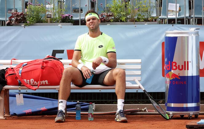 TENNIS - ATP, Tennis Herren NOE Open TULLN,AUSTRIA,07.SEP.21 - TENNIS - ATP Challenger Tour, NOE Open. Image shows Jiri Vesely (CZE).  GEPAxpictures xWalterxLuger