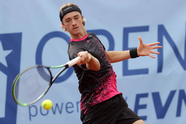 TENNIS - ATP, Tennis Herren NOE Open TULLN,AUSTRIA,07.SEP.21 - TENNIS - ATP Challenger Tour, NOE Open. Image shows Lukas Neumayer (AUT).  GEPAxpictures xWalterxLuger