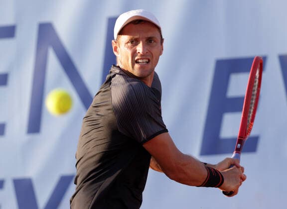 TENNIS - ATP, Tennis Herren NOE Open TULLN,AUSTRIA,07.SEP.21 - TENNIS - ATP Challenger Tour, NOE Open. Image shows Uladzimir Ignatik (BLR).  GEPAxpictures xWalterxLuger