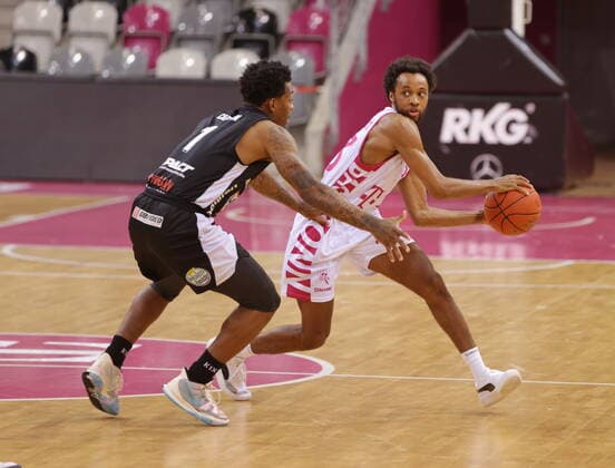 Parker Jackson Cartwright Telekom Baskets Bonn , Test match vs Limburg United easyCredit BBL 1 Bundesliga , Season 2021 2022