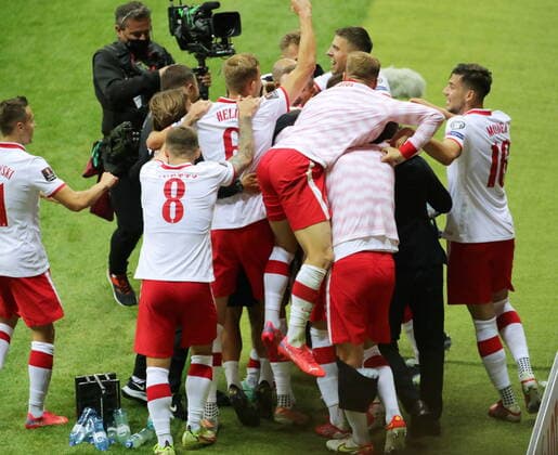 2022 FIFA World Cup, WM, Weltmeisterschaft, Fussball qualifier Poland vs. England Photo: Beata Zawadzka East News 2022 FIFA World Cup qualifier Group I game Poland vs. England on September 8, 2021 at National Stadium in Warsaw, Poland. EN_01492272_0118