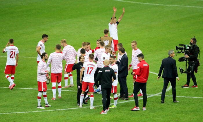 2022 FIFA World Cup, WM, Weltmeisterschaft, Fussball qualifier Poland vs. England Photo: Beata Zawadzka East News 2022 FIFA World Cup qualifier Group I game Poland vs. England on September 8, 2021 at National Stadium in Warsaw, Poland. EN_01492272_0123