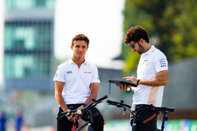 NORRIS Lando (gbr), McLaren MCL35M, portrait during the Formula 1 Heineken Gran Premio D italia 2021, Italian Grand Prix, 14th round of the 2021 FIA Formula One World Championship, WM, Weltmeisterschaft from September 9 to 12, 2021 on the Autodromo Nazionale di Monza, in Monza, Italy - FORMULE 1 : Grand prix d Italie - Presentation - Monza - 09 09 2021 DPPI Panoramic 
