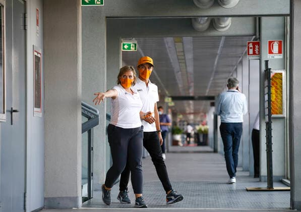4 Lando Norris GBR, McLaren F1 Team , F1 Grand Prix of Italy at Autodromo Nazionale Monza on September 9, 2021 in Monza, Italy Photo by HOCH ZWEI Monza Italy