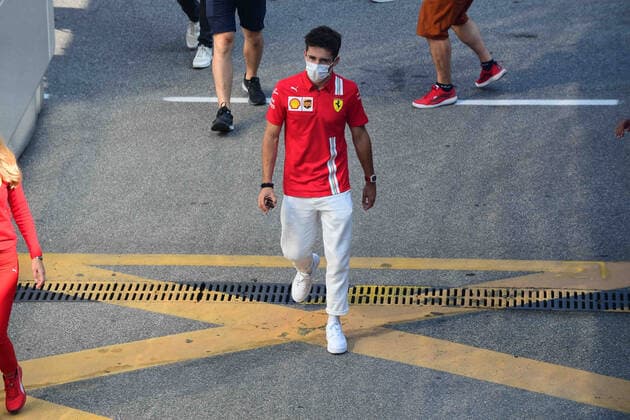 Formula 1 - Italian GP - Driver Go In press conference, PK, Pressekonferenz Charles Leclerc of Scuderia Mission Winnow Ferrari go into press conference of Italian GP, 14th round of Formula 1 World Championship, WM, Weltmeisterschaft in Autodromo Internazionale di Monza, in Monza, Lombardia, Italy, 9 September 2021 Monza Lombardia Italy diodato-notitle210909_npFho  Copyright: xAndreaxDiodatox