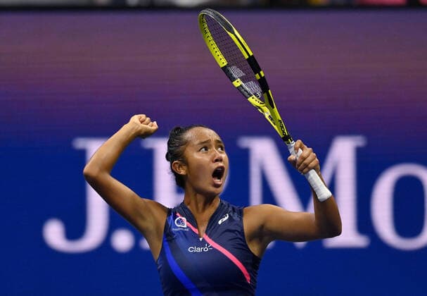 2021 US Open Leylah Fernandez , Canada *** 2021 US Open Leylah Fernandez , Canada
