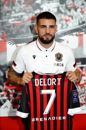 Andy Delort (OGC Nice) FOOTBALL : Presentation de Andy Delort (OGC Nice) - Nice - 10 09 2021 NorbertScanella PanoramiC 