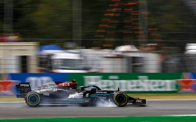 77 Valtteri Bottas FIN, Mercedes AMG Petronas F1 Team , F1 Grand Prix of Italy at Autodromo Nazionale Monza on September 10, 2021 in Monza, Italy Photo by HOCH ZWEI Monza Italy
