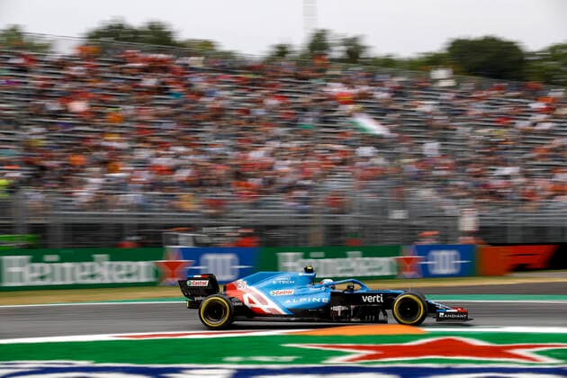 31 Esteban Ocon FRA, Alpine F1 Team , F1 Grand Prix of Italy at Autodromo Nazionale Monza on September 10, 2021 in Monza, Italy Photo by HOCH ZWEI Monza Italy