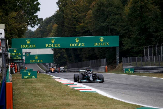 44 Lewis Hamilton GBR, Mercedes AMG Petronas F1 Team , F1 Grand Prix of Italy at Autodromo Nazionale Monza on September 10, 2021 in Monza, Italy Photo by HOCH ZWEI Monza Italy