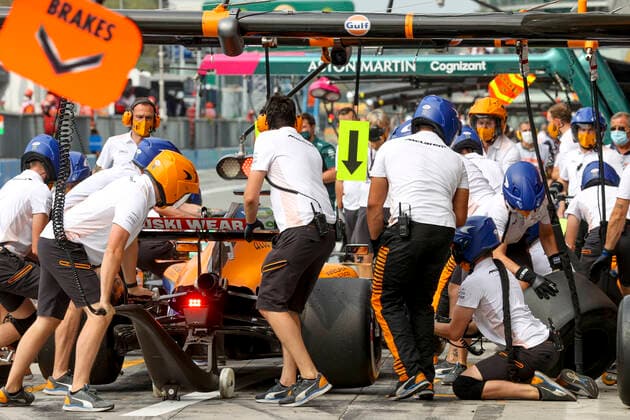 3 Daniel Ricciardo AUS, McLaren F1 Team , F1 Grand Prix of Italy at Autodromo Nazionale Monza on September 10, 2021 in Monza, Italy Photo by HOCH ZWEI Monza Italy
