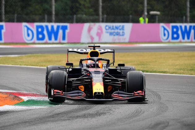 Formula 1 - Italian GP - Drivers Arrival And Free Practice Max Verstappen of Red Bull Racing Honda drive his RB16B single-seater during free practice of Italian GP, 14th round of Formula 1 World Championship, WM, Weltmeisterschaft in Autodromo Internazionale di Monza, in Monza, Lombardia, Italy, 10 September 2021 Monza Lombardia Italy diodato-notitle210910_npi3Y  Copyright: xAndreaxDiodatox