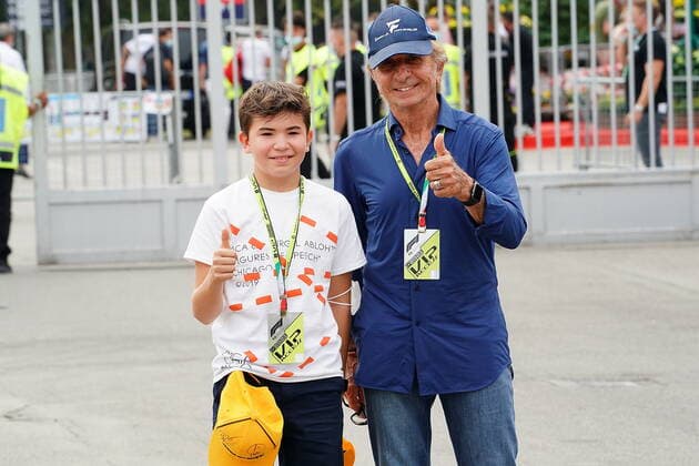 FORMULA 1 HEINEKEN GRAN PREMIO D ITALIA 2021 10 09 2021, Autodromo Nazionale di Monza, Monza, FORMULA 1 HEINEKEN GRAN PREMIO D ITALIA 2021 ,in the picture Emerson Fittipaldi with his son Emerson Fittipaldi jr. nordphotoxGmbHx xBratic nph00250