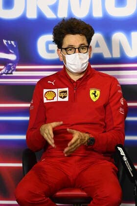 F1 Grand Prix of Italy Mattia Binotto (ITA, Scuderia Ferrari Mission Winnow), F1 Grand Prix of Italy at Autodromo Nazionale Monza on September 10, 2021 in Monza, Italy. (Photo by Mark Sutton LAT Motorsport Images FIA Pool via HOCH ZWEI) Monza Italy Poolfoto HOCH ZWEI Pool Motorsport Images ,EDITORIAL USE ONLY