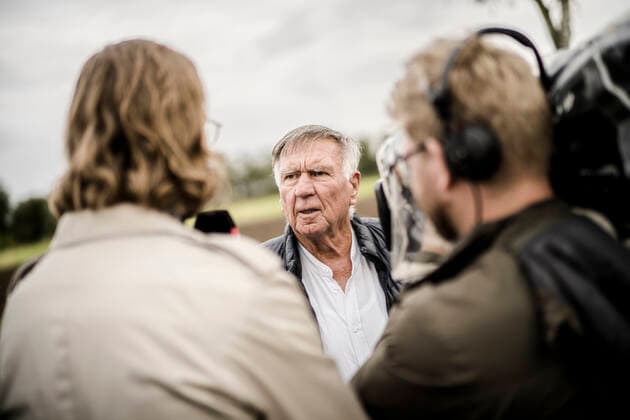 Coach Sepp Piontek says goodbye to the Oldboys national team, when DBUs Oldboys Landhold meets Fynslund Boldklubs Oldboys at Fynslund Stadium in Jordrup near Kolding, Friday 10 September 2021 Sepp Piontek is interviewed, Kolding Denmark  Copyright: MichaelDrost-Hansen,xmichaeldrosthansen@icloud.comxwww.michaeldrosthansen.com MichaelxDrost-Hansenx cop107 spdk20210910-195135-L