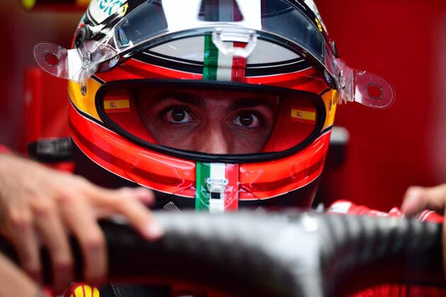 Formula 1 - Italian GP - Qualifying Carlos Sainz of Scuderia Mission Winnow Ferrari during qualifying of Italian GP, 14th round of Formula 1 World Championship, WM, Weltmeisterschaft in Autodromo Internazionale di Monza, in Monza, Lombardia, Italy, 10 September 2021 Monza Lombardia Italy diodato-notitle210910_np3Rr  Copyright: xAndreaxDiodatox