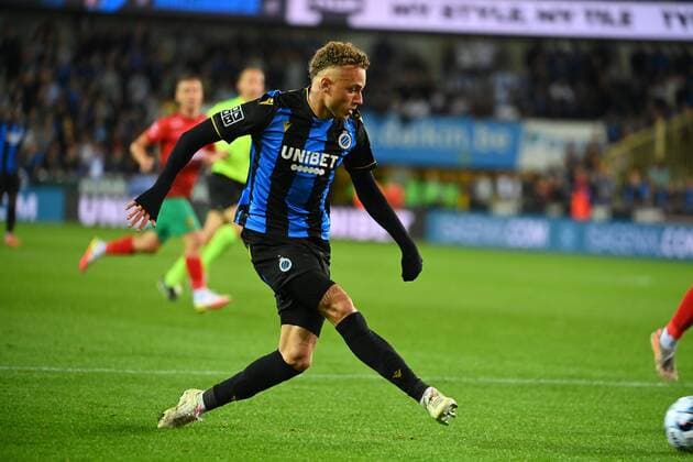 Noa Lang forward of Club Brugge during the Jupiler Pro League match between Club Brugge KV and KV Oostende on September 10, 2021 in Brugge, Belgium FOOTBALL : Club Bruges vs KV Ostende - Jupiler Pro League - 10 09 2021 PhotoNews Panoramic  775668188