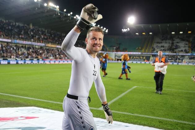 Simon Mignolet goalkeeper of Club Brugge during the Jupiler Pro League match between Club Brugge and KV Oostende on September 10, 2021 in Brugge, Belgium FOOTBALL : Club Bruges vs KV Ostende - Jupiler Pro League - 10 09 2021 PhotoNews Panoramic  775668188