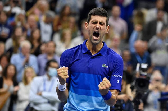 2021 US Open Novak Djokovic , Serbia *** 2021 US Open Novak Djokovic , Serbia
