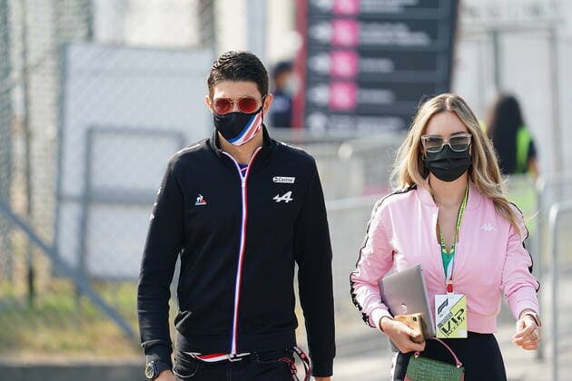 FORMULA 1 HEINEKEN GRAN PREMIO D ITALIA 2021 11 09 2021, Autodromo Nazionale di Monza, Monza, FORMULA 1 HEINEKEN GRAN PREMIO D ITALIA 2021 ,in the picture Esteban Ocon FRA 31 , Alpine F1 Team with girlfriend Elena Berri nordphotoxGmbHx xBratic nph00250