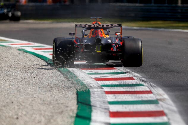 33 Max Verstappen NED, Red Bull Racing , F1 Grand Prix of Italy at Autodromo Nazionale Monza on September 11, 2021 in Monza, Italy Photo by HOCH ZWEI Monza Italy