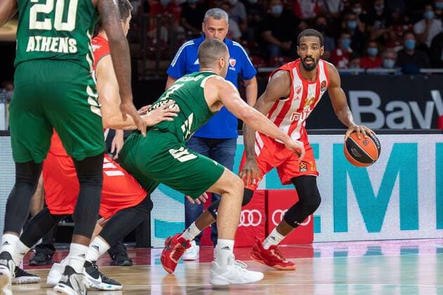 Lefteris Bochoridis 7 Panathinaikos OPAP Athens , 14 , Panathinaikos OPAP Athens vs Red Star Belgrade, Magenta Sport Cup 2021, 11 09 2021 Muenchen Bayern Germany Copyright: xkolbert-press UlrichxGamelx