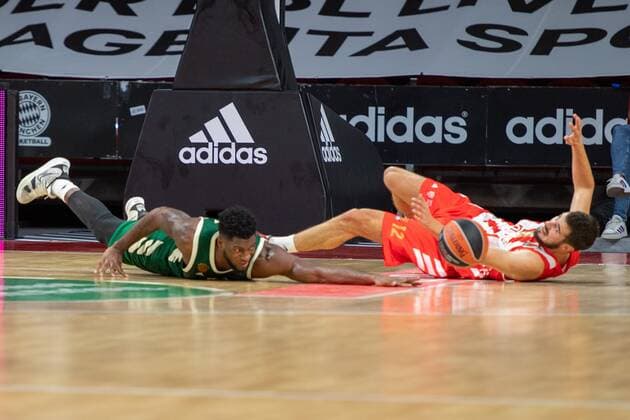 Jehyve Floyd 20 Panathinaikos OPAP Athens , A Kalinic 12 Red Star Belgrade , Panathinaikos OPAP Athens vs Red Star Belgrade , Magenta Sport Cup 2021, 11 09 2021 Muenchen Bayern Germany Copyright: xkolbert-press UlrichxGamelx