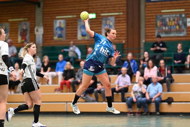 Handball I Women I Season 2021 2022 I 1 HBF I 1 Matchday I Buxtehuder SV BSV Sachsen Zwickau I 11 09 2021 Throw Caroline Mueller Korn 77, Buxtehuder Sportverein Copyright: xBEAUTIFULxSPORTS Schlikisx