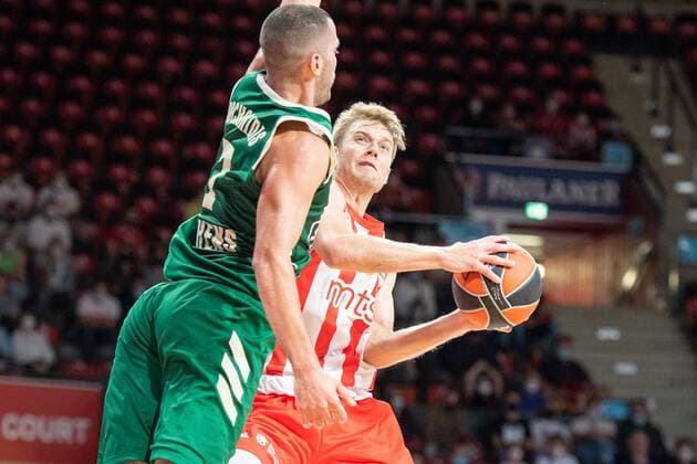 N Wolters 3 Red Star Belgrade , Panathinaikos OPAP Athens vs Red Star Belgrade, Magenta Sport Cup 2021, 11 09 2021 Munich Bavaria Germany Copyright: xkolbert-press UlrichxGamelx