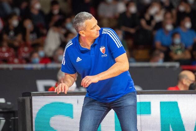 Head Coach Dejan Radonjic Red Star Belgrade , Panathinaikos OPAP Athens vs Red Star Belgrade, Magenta Sport Cup 2021, 11 09 2021 Munich Bavaria Germany Copyright: xkolbert-press UlrichxGamelx