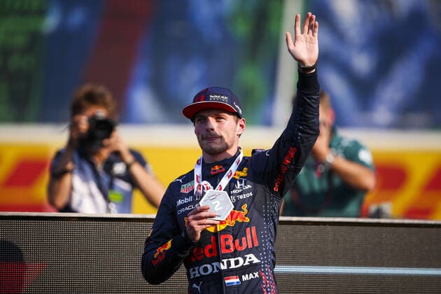 VERSTAPPEN Max (ned), Red Bull Racing Honda RB16B, portrait, sprint race during the Formula 1 Heineken Gran Premio D italia 2021, Italian Grand Prix, 14th round of the 2021 FIA Formula One World Championship, WM, Weltmeisterschaft from September 9 to 12, 2021 on the Autodromo Nazionale di Monza, in Monza, Italy FORMULE 1 : Grand prix d Italie - Monza - 11 09 2021 DPPI Panoramic 00121029_JFBE1429.JPG