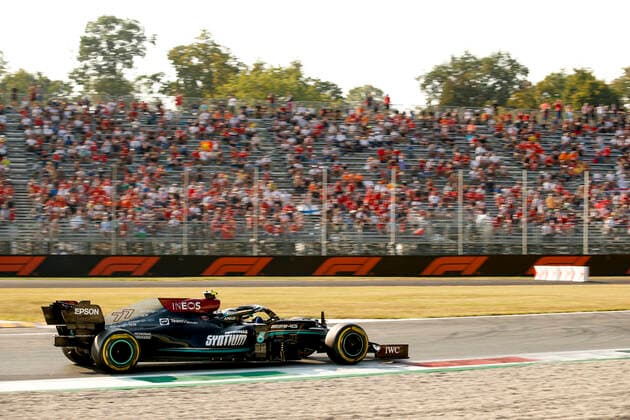 77 Valtteri Bottas FIN, Mercedes AMG Petronas F1 Team , F1 Grand Prix of Italy at Autodromo Nazionale Monza on September 11, 2021 in Monza, Italy Photo by HOCH ZWEI Monza Italy