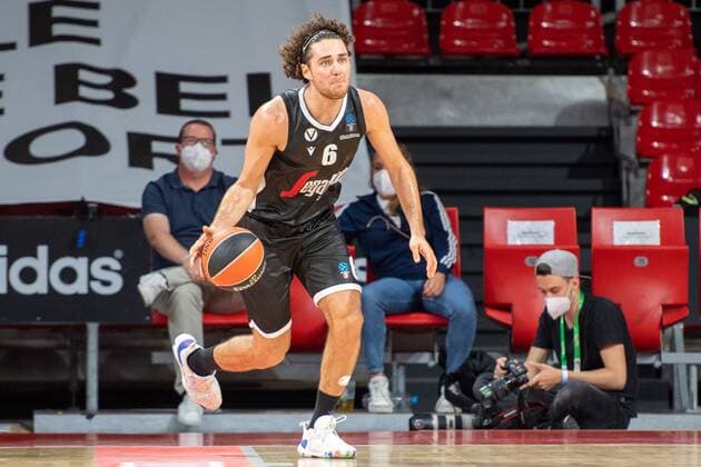 Alessandro Pajola 6 Virtus Bologna , FC Bayern Basketball vs Virtus Bologna, Magenta Sport Cup 2021, 11 09 2021 Munich Bavaria Germany Copyright: xkolbert-press UlrichxGamelx