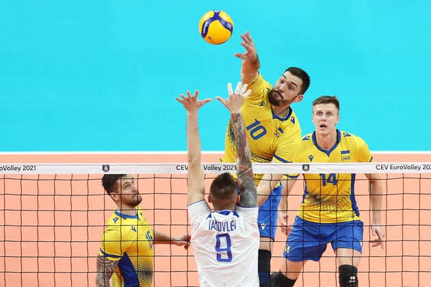 2021.09.11 Gdansk Siatkowka mezczyzn Mistrzostwa Europy 2021 Mecz Rosja - Ukraina N z Yurii Semeniuk Foto Piotr Matusewicz PressFocus 2021.09.11 Gdansk Men Volleyball, CEV EuroVolley 2021 Russia - Ukraine Yurii Semeniuk Credit: Piotr Matusewicz PressFocus NEWSPIX.PL --- Newspix.pl  20210911_PF_PM074