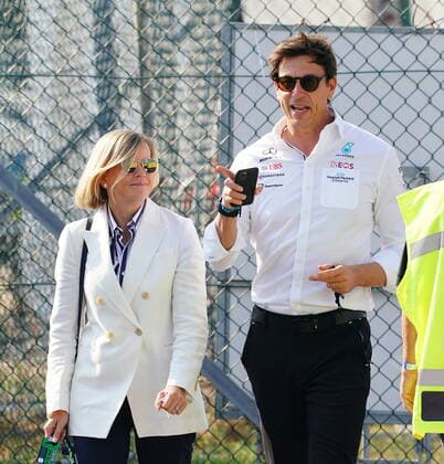 FORMULA 1 HEINEKEN GRAN PREMIO D ITALIA 2021 12 09 2021, Autodromo Nazionale di Monza, Monza, FORMULA 1 HEINEKEN GRAN PREMIO D ITALIA 2021 ,in the picture team boss and managing director Toto Wolff Mercedes AMG Petronas F1 Team with wife Susie nordphotoxGmbHx xBratic nph00250
