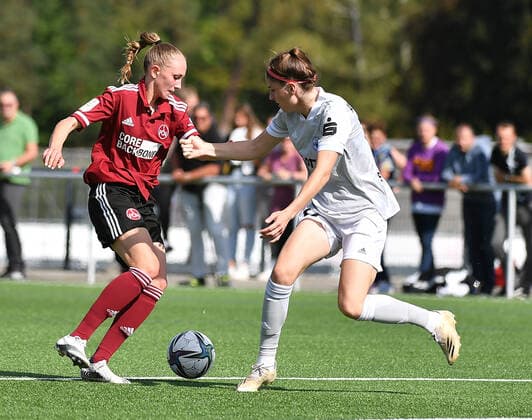 12 09 2021 Football Season 2021 2022 2 Bundesliga Women Women 04 Matchday 1 FC Nürnberg Nuernberg FCN Club TSV Schwaben Augsburg OGo Nadja Burkard 22, 1 FC Nürnberg FCN