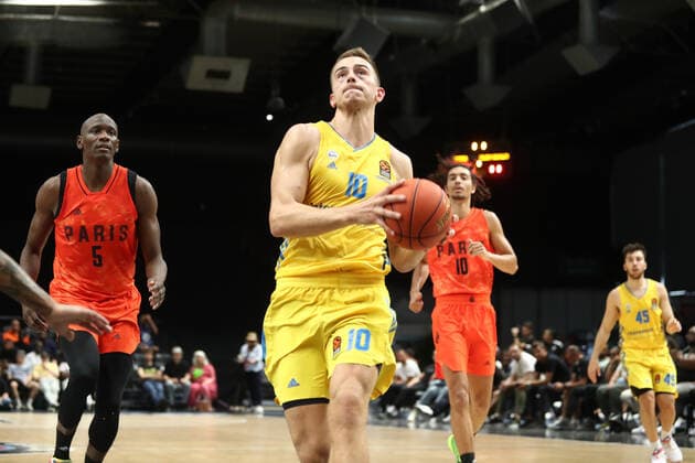 Tim Schneider (Alba Berlin) BASKETBALL : Paris Basket vs Alba Berlin - Paris Europaspiele - 12 09 2021 KevinDomas Panoramic 