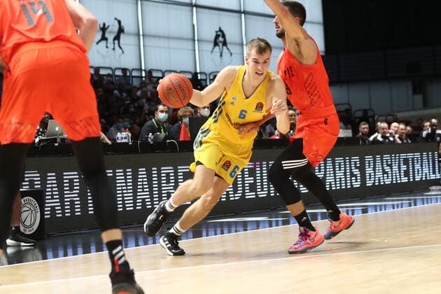 Malte Delow (Alba Berlin) BASKETBALL : Paris Basket vs Alba Berlin - Paris Europaspiele - 12 09 2021 KevinDomas Panoramic 